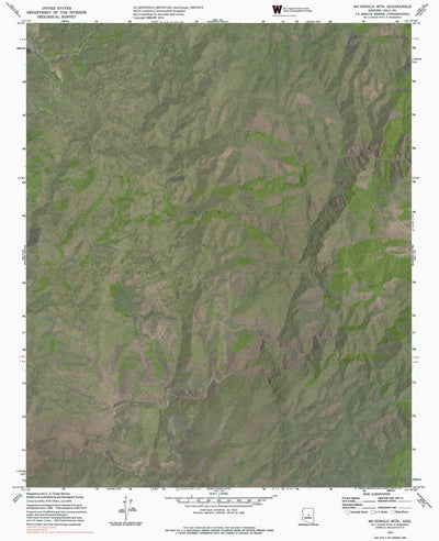 AZ-MCDONALD MOUNTAIN: GeoChange 1965-2010 Preview 1