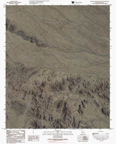 AZ-PALOMAS MOUNTAINS NW: GeoChange 1962-2010 Preview 1