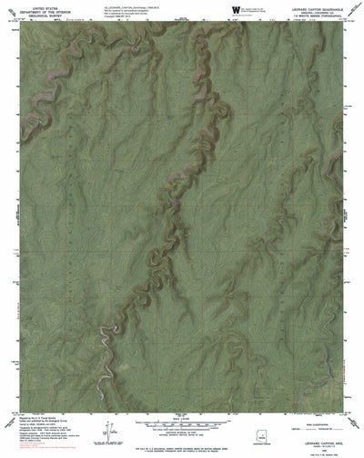 AZ-LEONARD CANYON: GeoChange 1948-2010 Preview 1