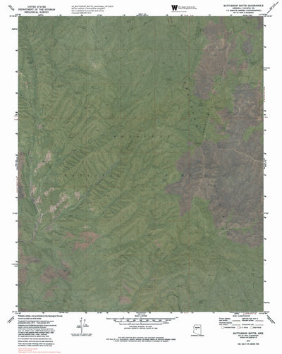 AZ-BATTLESHIP BUTTE: GeoChange 1973-2010 Preview 1