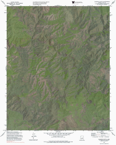 AZ-DIAMOND BUTTE: GeoChange 1965-2010 Preview 1