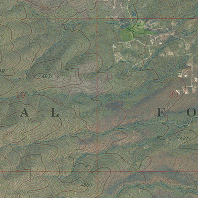 AZ-COTTONWOOD: GeoChange 1972-2010 Preview 2