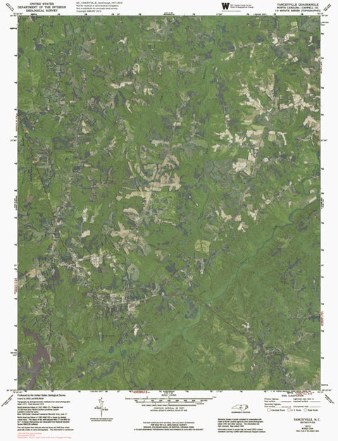 NC-YANCEYVILLE: GeoChange 1971-2012 Preview 1