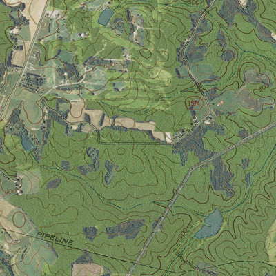 NC-YANCEYVILLE: GeoChange 1971-2012 Preview 2