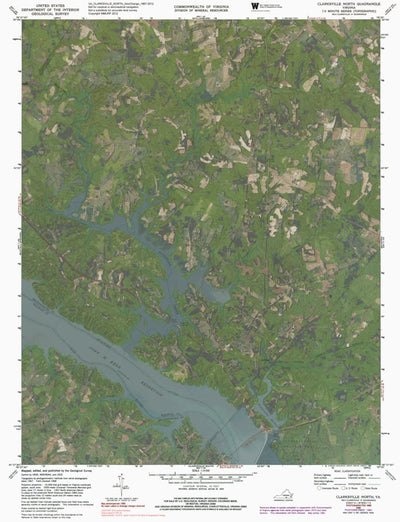 VA-CLARKSVILLE NORTH: GeoChange 1967-2012 Preview 1