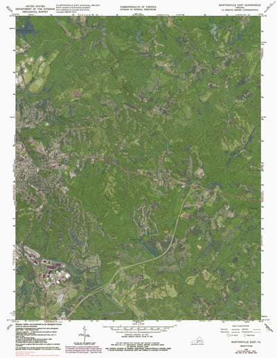 VA-MARTINSVILLE EAST: GeoChange 1963-2012 Preview 1