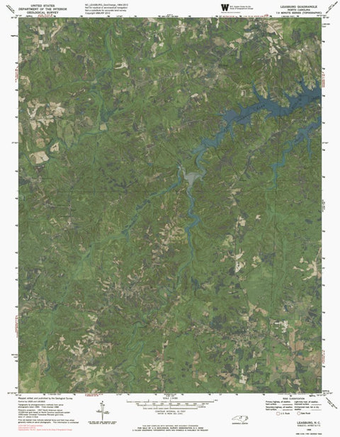NC-LEASBURG: GeoChange 1964-2012 Preview 1