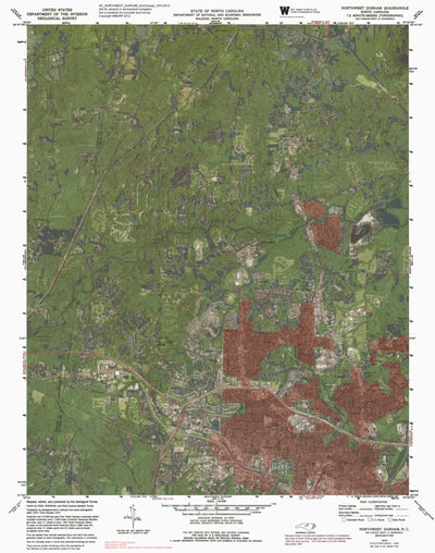 NC-NORTHWEST DURHAM: GeoChange 1972-2012 Preview 1