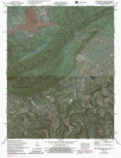 KY-TN-VA-MIDDLESBORO SOUTH: GeoChange 1953-2012 Preview 1