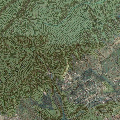 KY-TN-VA-MIDDLESBORO SOUTH: GeoChange 1953-2012 Preview 2