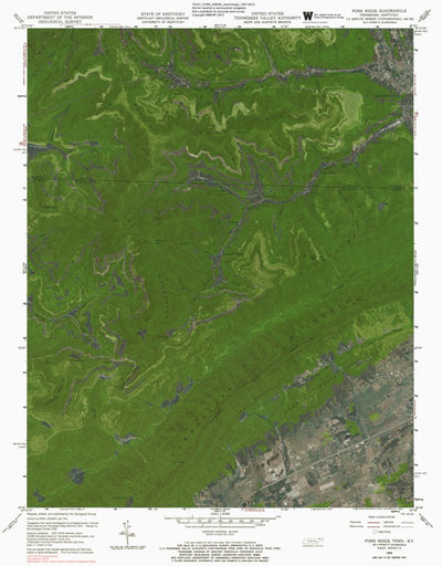 TN-KY-FORK RIDGE: GeoChange 1947-2012 Preview 1