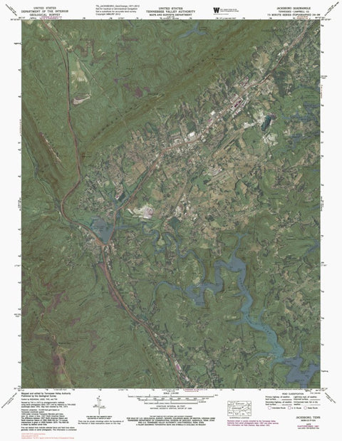 TN-JACKSBORO: GeoChange 1971-2012 Preview 1
