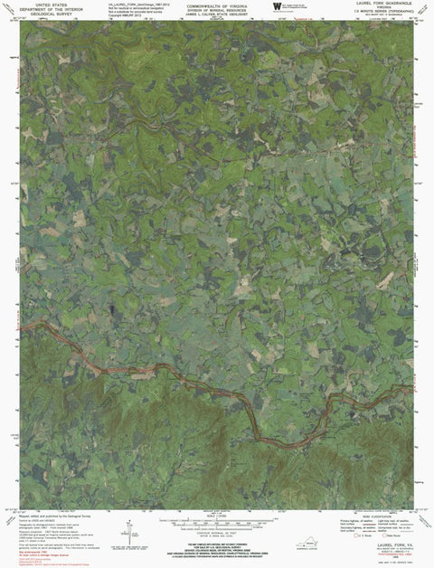 VA-LAUREL FORK: GeoChange 1967-2012 Preview 1