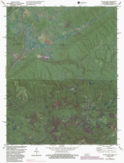 TN-KY-JELLICO EAST: GeoChange 1951-2012 Preview 1