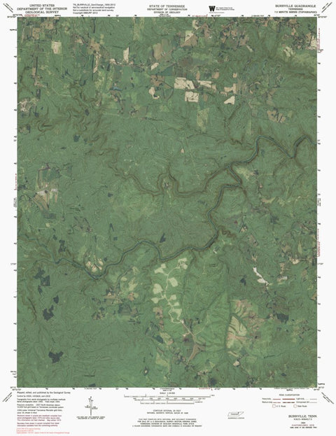 TN-BURRVILLE: GeoChange 1950-2012 Preview 1