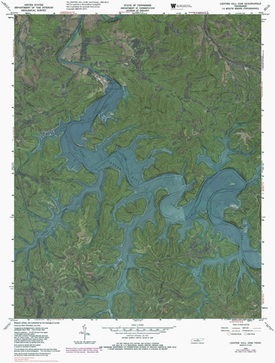TN-CENTER HILL DAM: GeoChange 1960-2012 Preview 1