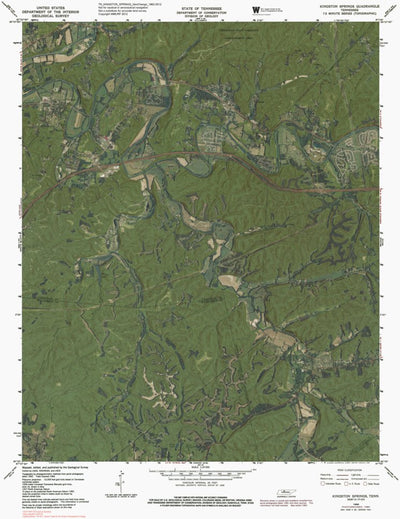 TN-KINGSTON SPRINGS: GeoChange 1962-2012 Preview 1