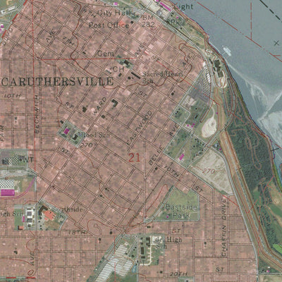 MO-TN-CARUTHERSVILLE: GeoChange 1969-2012 Preview 3