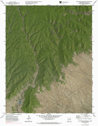 NM-SALTPETER MOUNTAIN: GeoChange 1969-2014 Preview 1