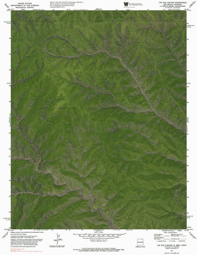 NM-CO-TIN PAN CANYON: GeoChange 1969-2014 Preview 1