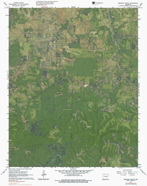 AR-WESTERN GROVE: GeoChange 1964-2013 Preview 1