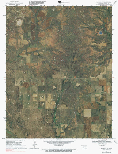 OK-WAYNOKA NW: GeoChange 1967-2013 Preview 1