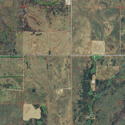 OK-WAYNOKA NW: GeoChange 1967-2013 Preview 2