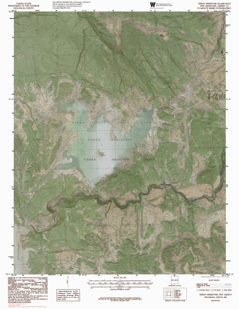 NM-HERON RESERVOIR: GeoChange 1976-2014 Preview 1