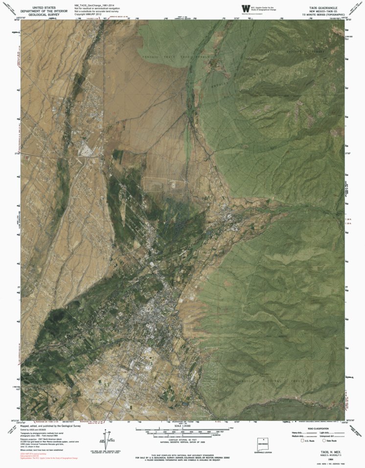 NM-TAOS: GeoChange 1961-2014 Map by Western Michigan University ...
