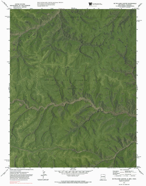 NM-CO-MCWILLIAMS CANYON: GeoChange 1969-2014 Preview 1