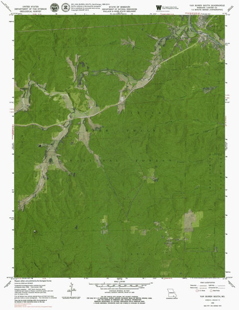 MO-VAN BUREN SOUTH: GeoChange 1966-2014 Preview 1