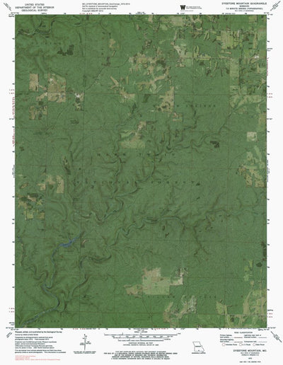 MO-DYESTONE MOUNTAIN: GeoChange 1972-2014 Preview 1