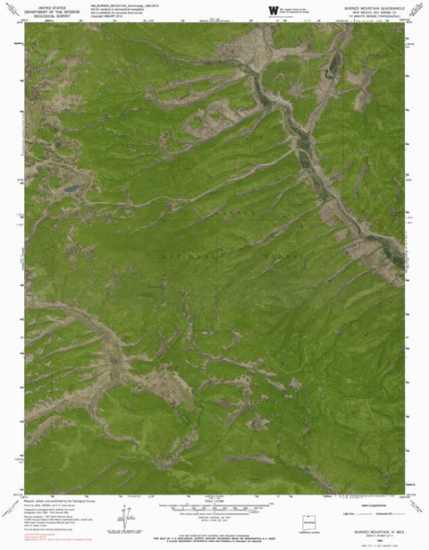 NM-BURNED MOUNTAIN: GeoChange 1962-2014 Preview 1