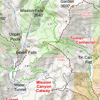 Santa Barbara Trail Map Preview 2