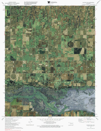 OK-CANTON NW: GeoChange 1971-2013 Preview 1