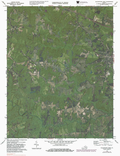 VA-BLACKSTONE WEST: GeoChange 1967-2012 Preview 1
