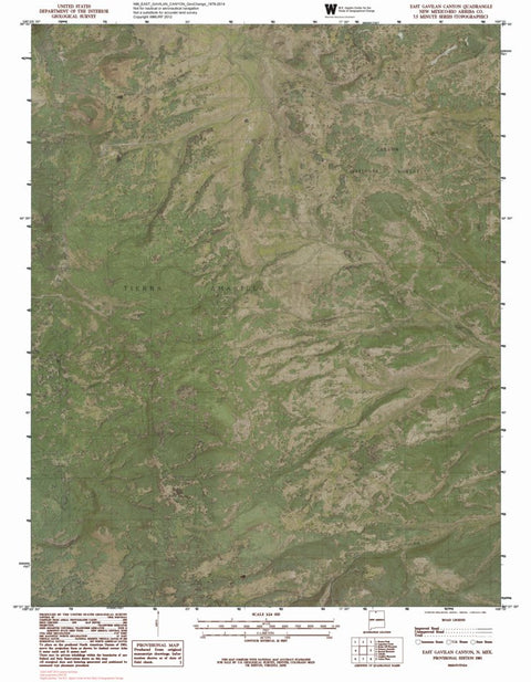 NM-EAST GAVILAN CANYON: GeoChange 1976-2014 Preview 1