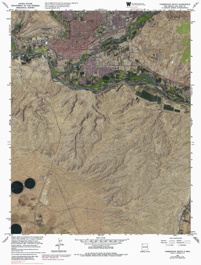 NM-FARMINGTON SOUTH: GeoChange 1964-2014 Preview 1