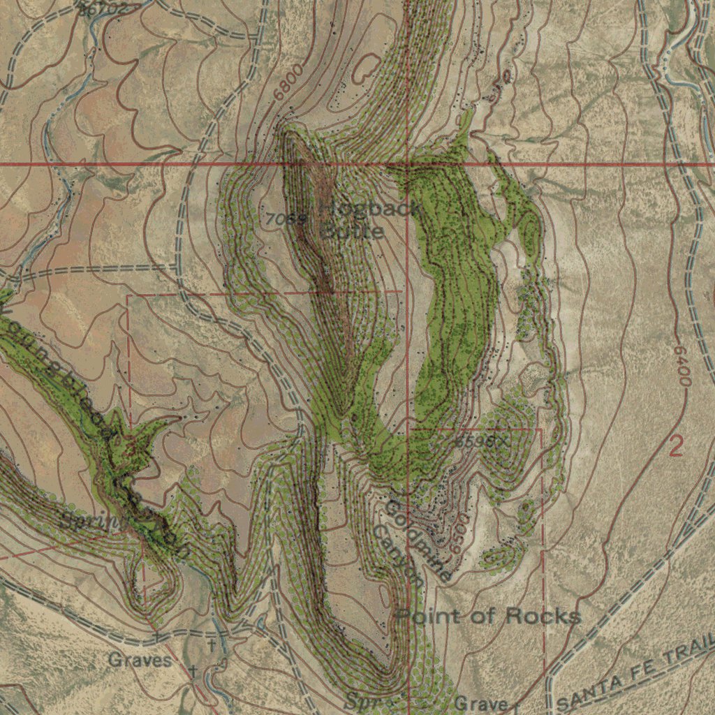 NM-POINT OF ROCKS MESA: GeoChange 1973-2014 Map by Western Michigan ...