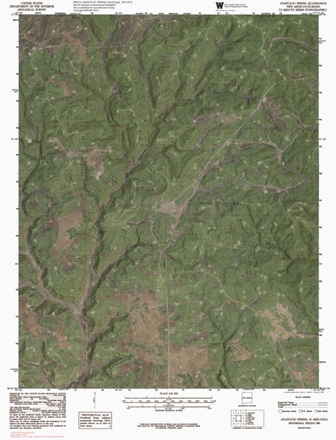 NM-CO-ANASTACIO SPRING: GeoChange 1981-2014 Preview 1