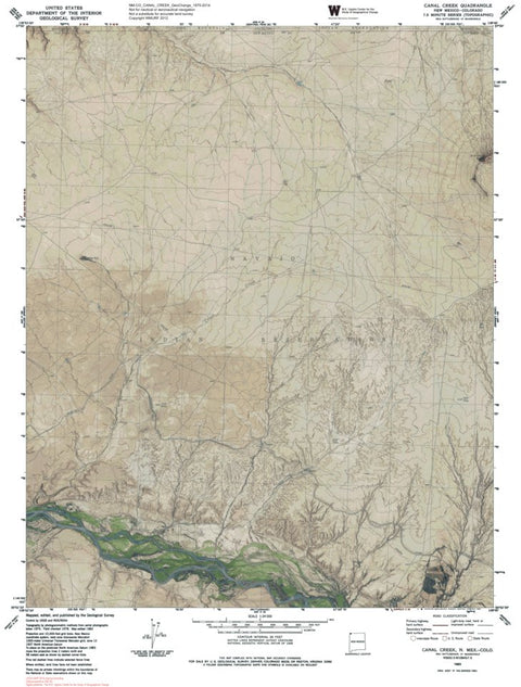 NM-CO-CANAL CREEK: GeoChange 1975-2014 Preview 1