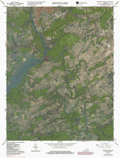 VA-RADFORD SOUTH: GeoChange 1963-2012 Preview 1
