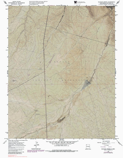 NM-SULPHUR SPRING: GeoChange 1965-2014 Preview 1