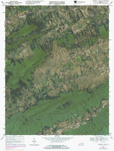 VA-TAZEWELL SOUTH: GeoChange 1967-2012 Preview 1