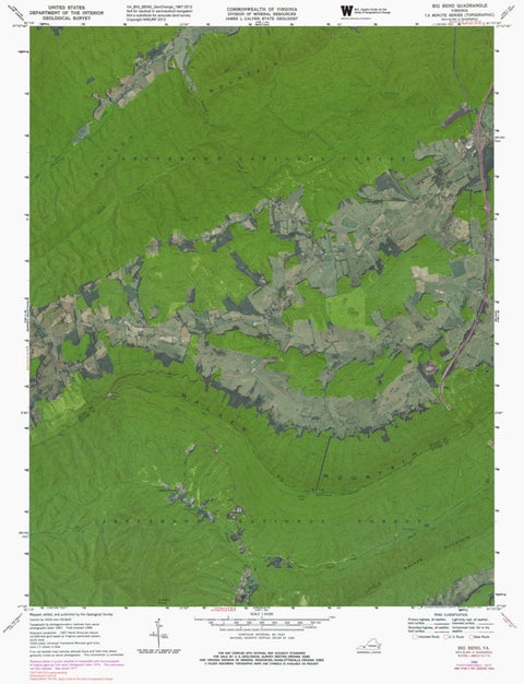 VA-BIG BEND: GeoChange 1967-2012 Preview 1