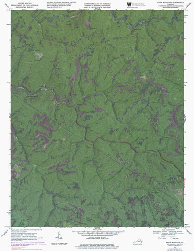 VA-KEEN MOUNTAIN: GeoChange 1967-2012 Preview 1