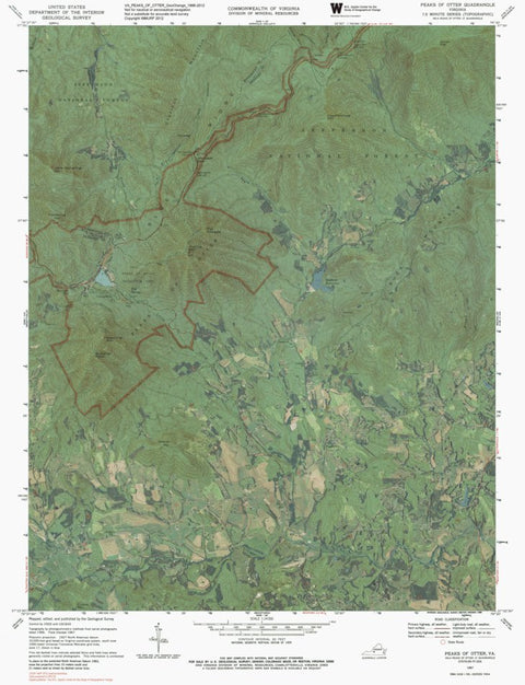 VA-PEAKS OF OTTER: GeoChange 1966-2012 Preview 1