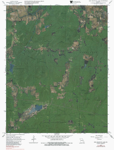 MO-IRON MOUNTAIN LAKE: GeoChange 1966-2012 Preview 1