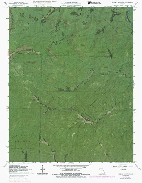 MO-STEGALL MOUNTAIN: GeoChange 1964-2014 Preview 1