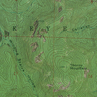 MO-STEGALL MOUNTAIN: GeoChange 1964-2014 Preview 3